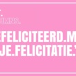 Gefeliciteerd met je felicitatie!
