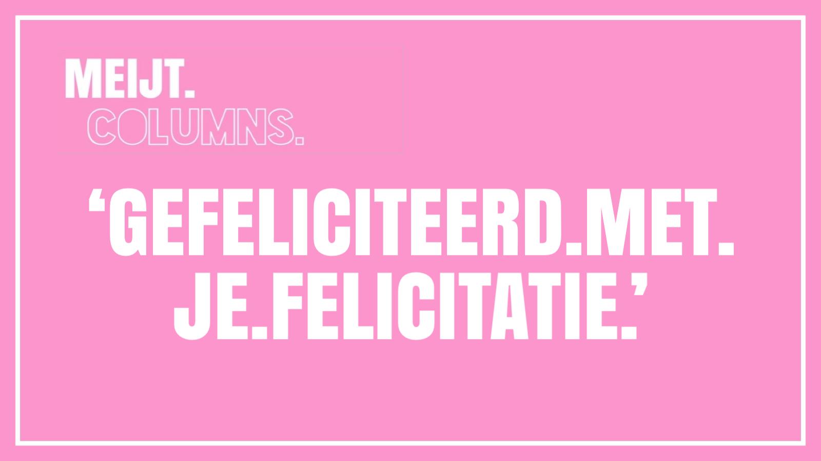 felicitatie